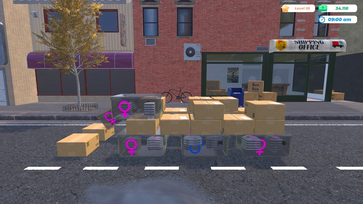 Delivery boxes spawning in the middle of the street instead of at the store