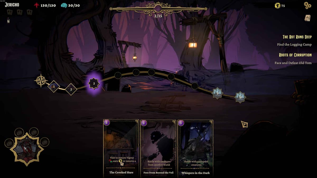 The innovative travel deck system showing three decks of location cards