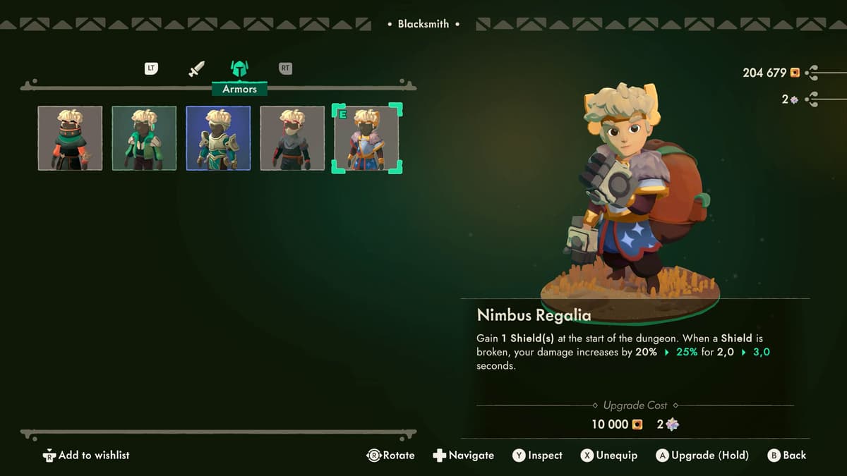 Moonlighter 2 upgrades